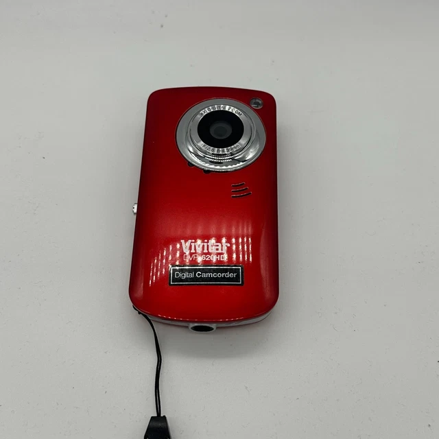 Vivitar DVR 620HD videocamera digitale / videocamera flip screen, completamente funzionante