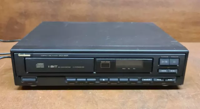 GOODMANS GCD-360R Compact Disc Player CD Portable Home Hi Fi RCA Music PA DJ PUB