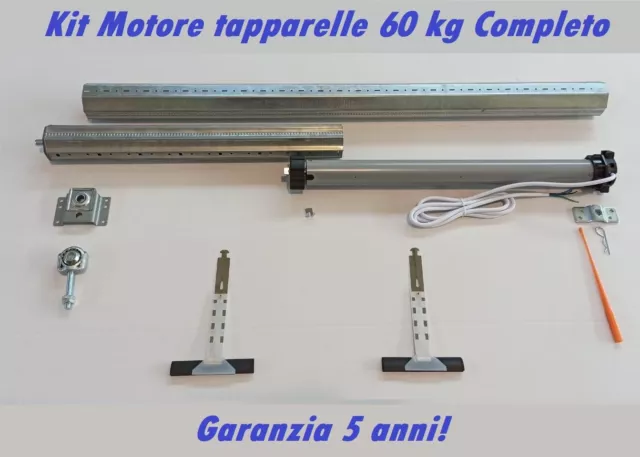 Motore tapparella in Kit Tapparelle Motori 60 kg 30 Nm con RULLO REGOLABILE