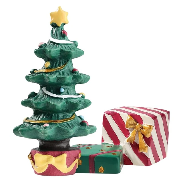 Natale acquario decorazione albero di Natale scatola per regalo miniatura 2619
