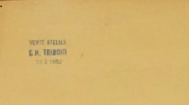 G.H.TRIBOUT   ""  Jeanne Moreau ""  Aérographe original 4