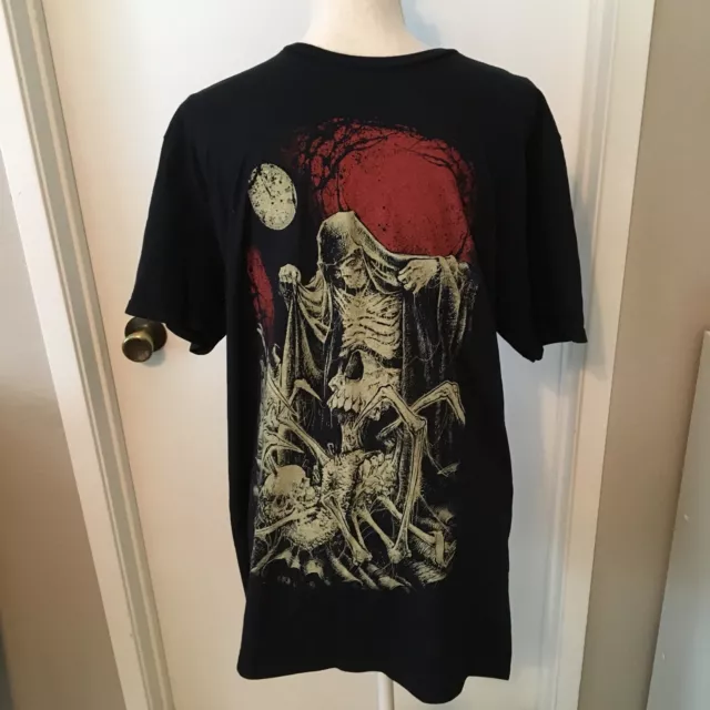 Masque De The Rouge Mort Butin Fright Caisse Exclusivité Godmachine T Chemise L