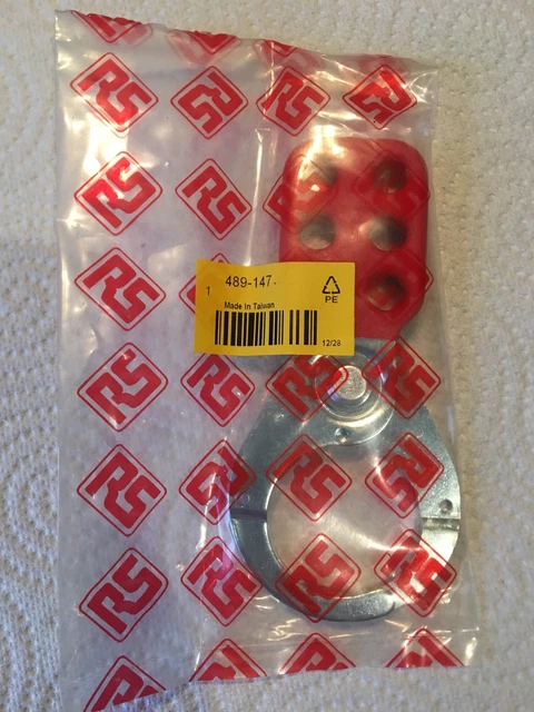 Lockout Hasp 38 mm LOTO 6 punti 9,5 mm acciaio RS 489 147 RS Pro 489-147 nuovissimo