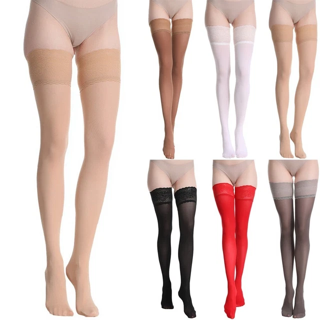Calze di alta qualità trasparenti strette donna grigio caffè nylon nero