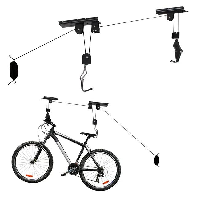 Wildanger élévateur à vélo palan à vélo 20 kg système de suspension Wildanger élévateur à vélo palan à vélo 20 kg système de suspension