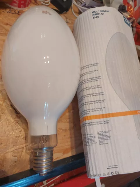 Osram HQL MBFU 1000w E40 GES high pressure mercury lamp bulb
