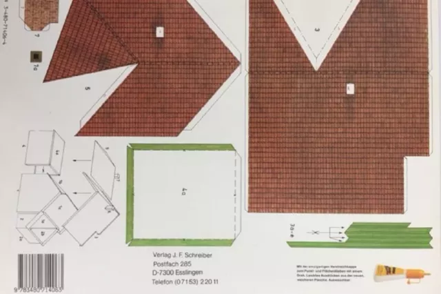 Schreiber-Bogen Kartonmodellbau Bedarfshaltestelle Süßenmühle | Papier Modellbau 2