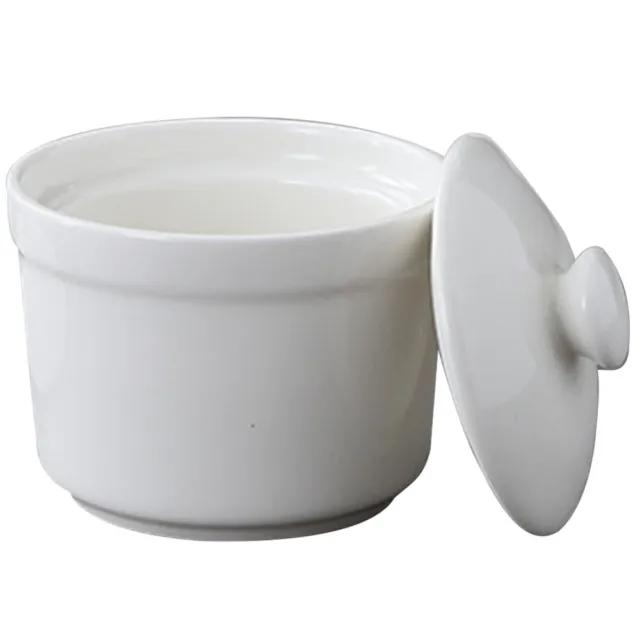 Tazón de sopa de cerámica olla antiséptico taza de vapor