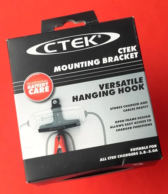 CTEK 40006 Charger Wall Storage Mounting Bracket Screws and Plugs Included