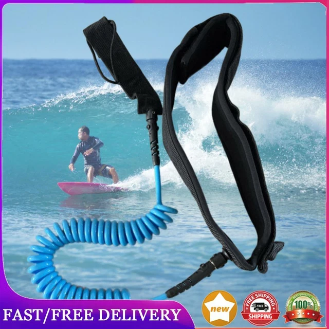 COILED LEASH USEFUL Surfboard Leash Coiled Surfing Leash for Stand