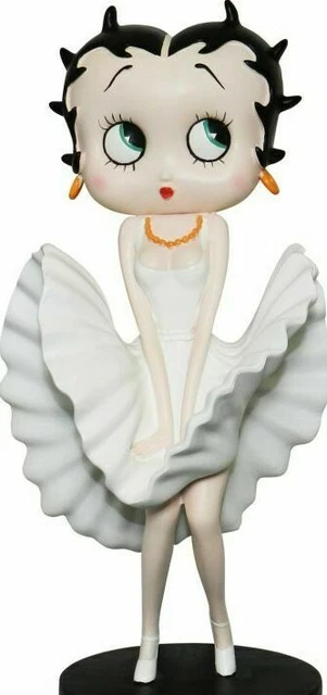 rare-betty-boop-marilyn-monroe-look-in-white-dress-figurine-statue