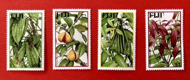 Fiji - 2002 Spices  - Set of 4 Stamps (MNH).