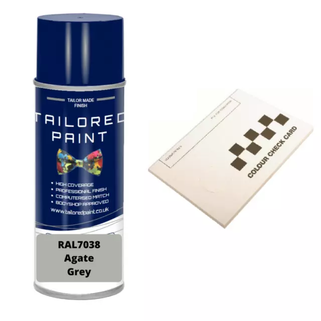 RAL7038 AGATE GREY Gloss Aerosol Paint Outdoor Indoor Metal Wood Furniture