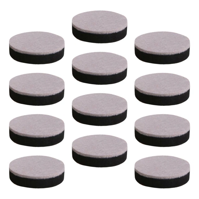Alfombra de mesa Eva pies adhesiva almohadillas parachoques protector de flecos negro