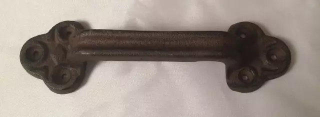 Cast Iron Heavy Duty Gate Shed Barn Door Pull Handle 9" Long 0170-05124