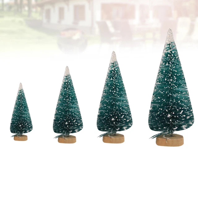 28 pz scrivania artigianato pino piccoli alberi di Natale fai da te