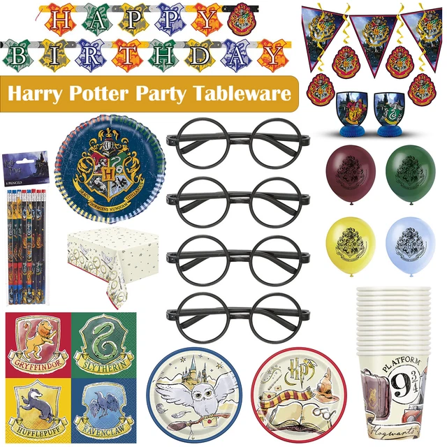 HARRY POTTER BANNIÈRE Joyeux Anniversaire Guirlande Vaisselle Fête ...