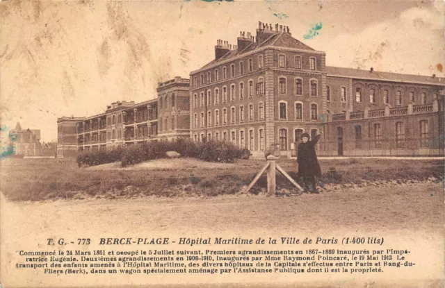CPA BERCK-PLAGE L'Hôpital maritime de la Ville de Paris (140057)