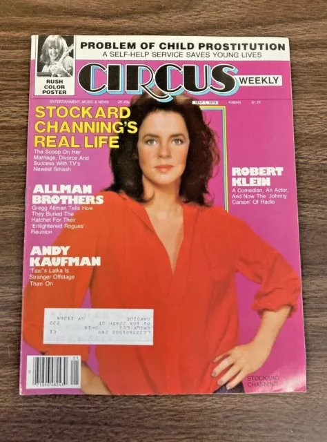 Circus Weekly Magazine May 1, 1979 - Stockard Channing cover - Rush Color Poster