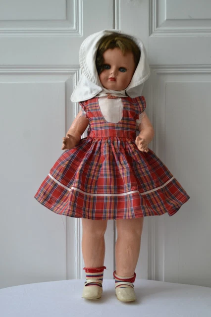 Ancienne Poupée UNIS FRANCE 38 Cm - Tête Gégé Bella SFBJ, Années 1920, Fille