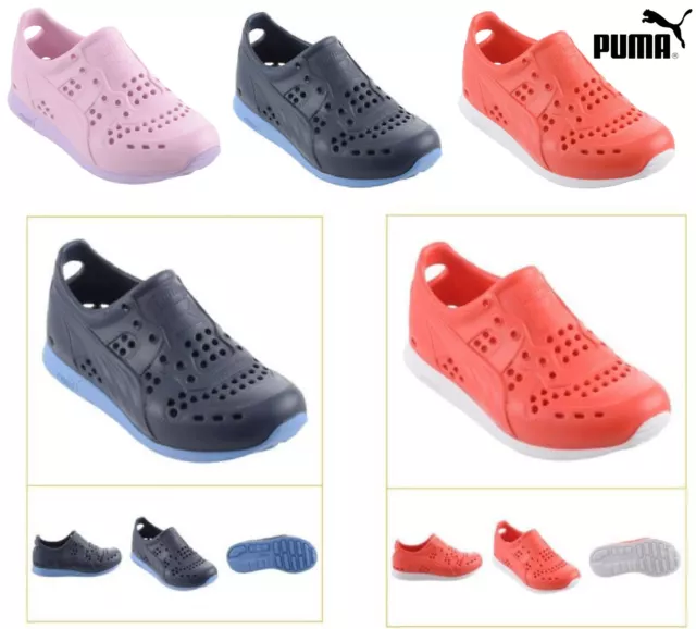 Puma Aqua Shoes Puma Childrens Junior Water Shoes Trainers Summer Rubber Clogs