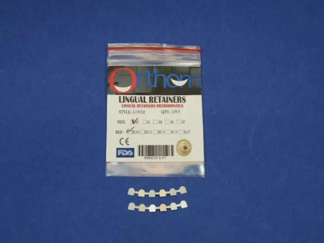 Dental Lingual Retainer Bonding Lower 3-3 With Mesh No 29 Kit/2 ORTHOM