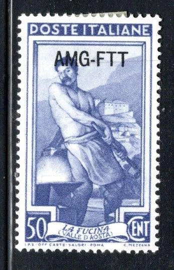 Italy Trieste  Europe  Overprint Amg-Ftt Stamp  Mint Hinged   Lot 1897T