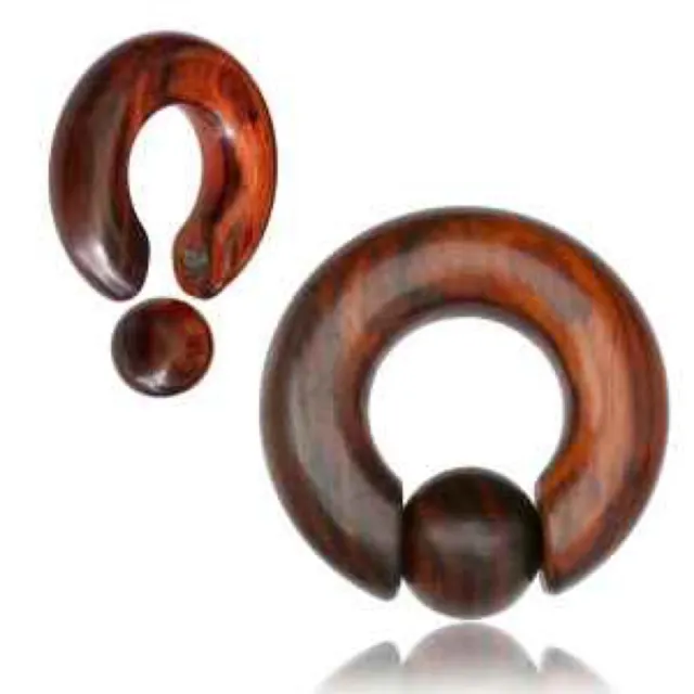 Pair Sono Wood Cbr Ear Weights Carving Spirals Gauges Hoops Plugs Tunnels