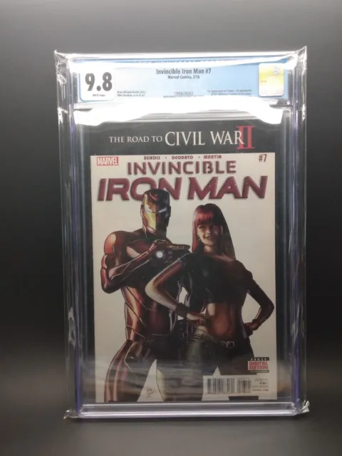 Invincible Iron Man #7 CGC 9.8  1st Appearance Riri Williams NM