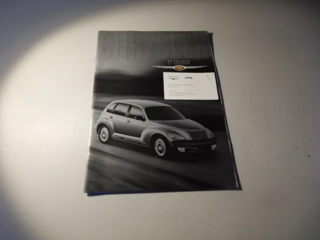 Chrysler PT Cruiser sales brochure and price list - 2000