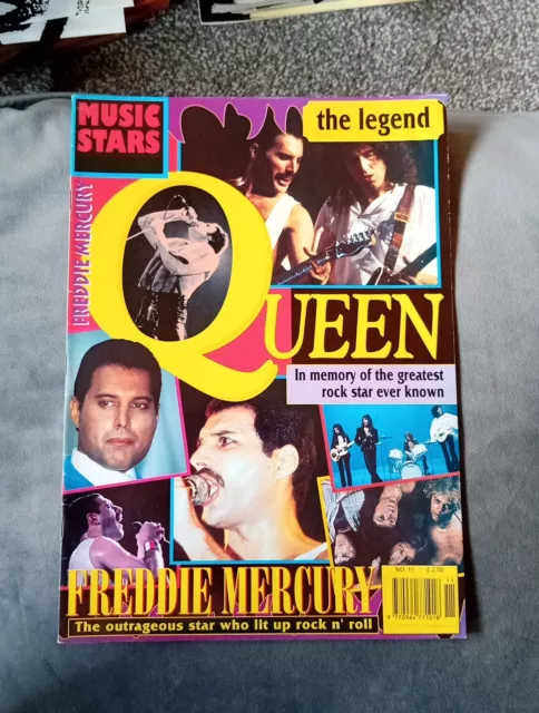 Music Stars Magazine Special Featuring Queen And Freddie Mercury RARE