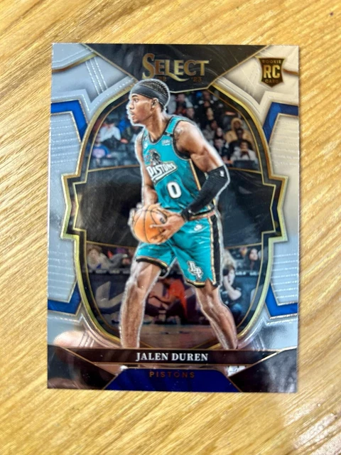 2022-23 PANINI SELECT Jalen Duran recrue RC Concourse Red Wave Prizm #98 pistons EUR 5,51