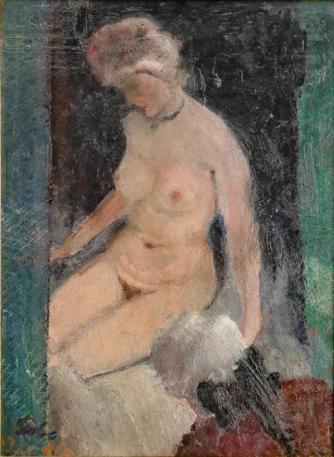 Paul ERBE (1894-1972) Gemälde Akt contemporary Art Kunst
