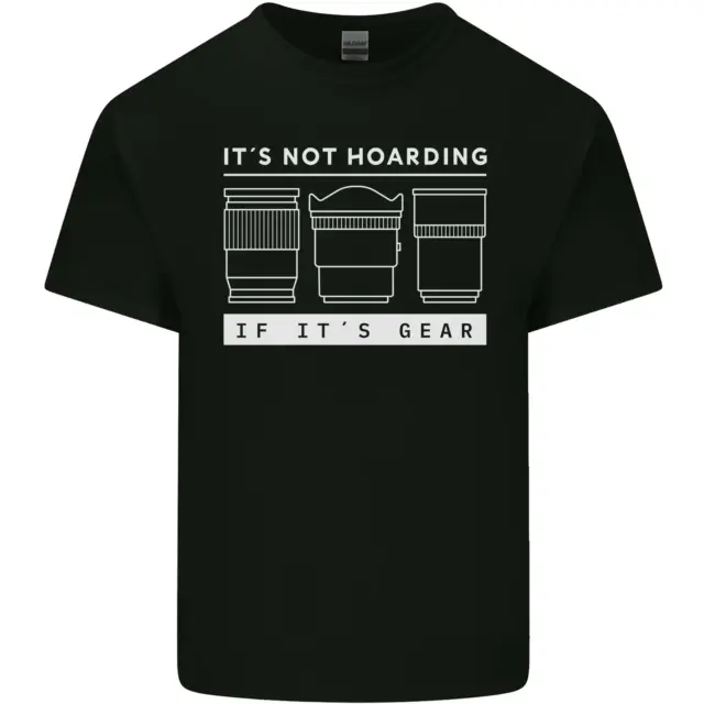 It's Not Hoarding if its Photography Photographer Kids T-Shirt Childrens