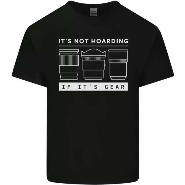 It's Not Hoarding if its Photography Photographer Kids T-Shirt Childrens