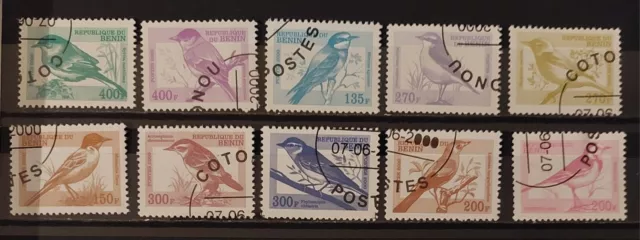 Timbres Oiseaux Bénin 2000