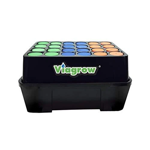 ® VCLN24 Clone Machine 24 Site Aeroponic Hydroponic System, Single, Black