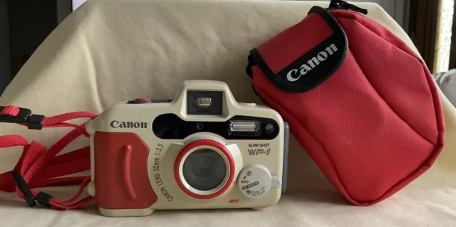 Canon Sure Shot WP-1 Waterproof Point & Shoot Camera & Original Case