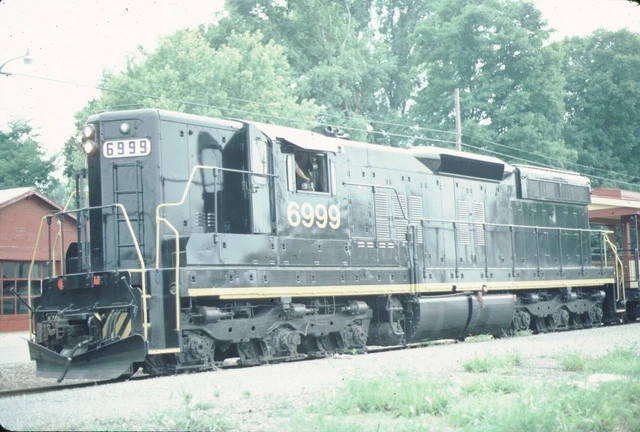 EMD SD7 Kodachrome orignal Kodak Slide