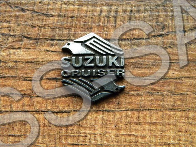 ^^^^^SUZUKI CRUISER VEST PIN^^^^^LAPEL ~1"x 7/8" HAT BADGE PATCH KEY MOTORCYCLES