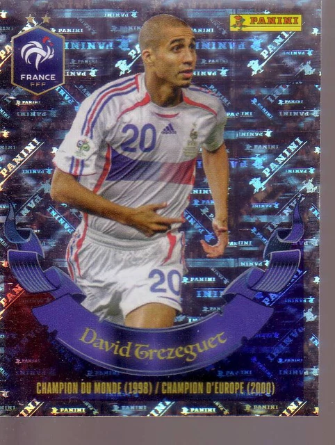 STICKER N David TREZEGUET EQUIPE DE FRANCE 98 Panini POSTER TOTAL