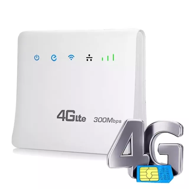 MODEM ROUTER 4G LTE porta Ethernet e WI FI AUTOCONFIGURANTE con inserimento  sim EUR 90,00 - PicClick IT