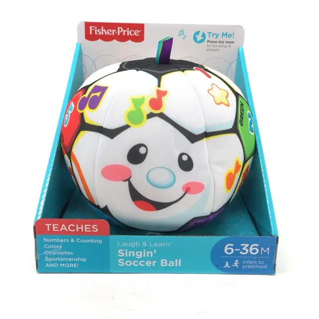 Fisher-Price BHJ28 Laugh & Learn Singin Soccer Ball multi-colored