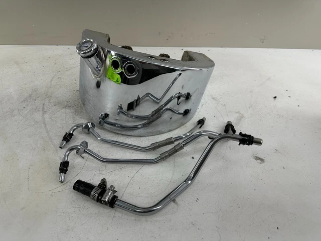 2003 Harley Davidson Softail Oil Tank Sack Bag Battery Tray & Hard Lines