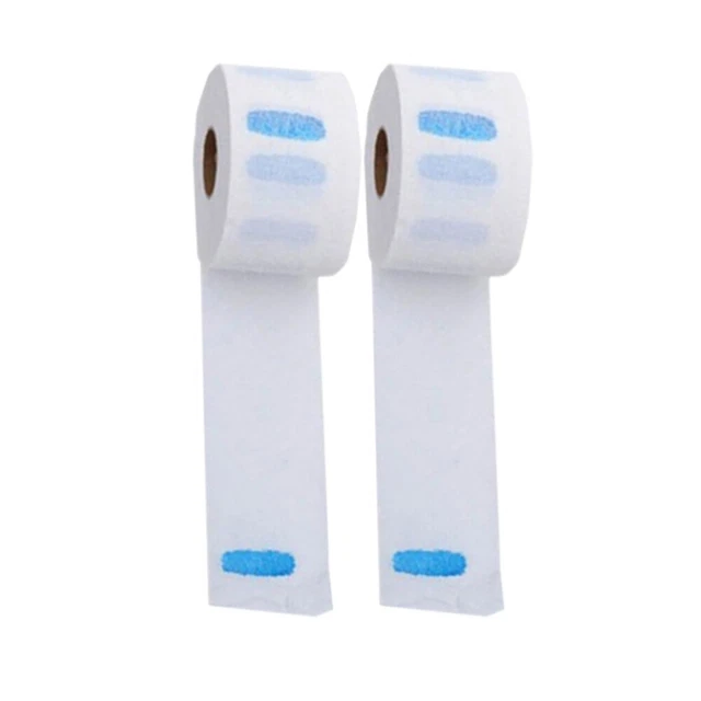 100 Blatt Friseur Halspapier - Einweg-Kragen Für Saubere Haarschnitte