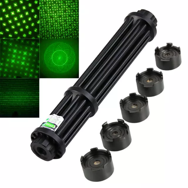 High Power 8000m Green Laser Pointer Pen Visible Beam Dot Laser Light with USB