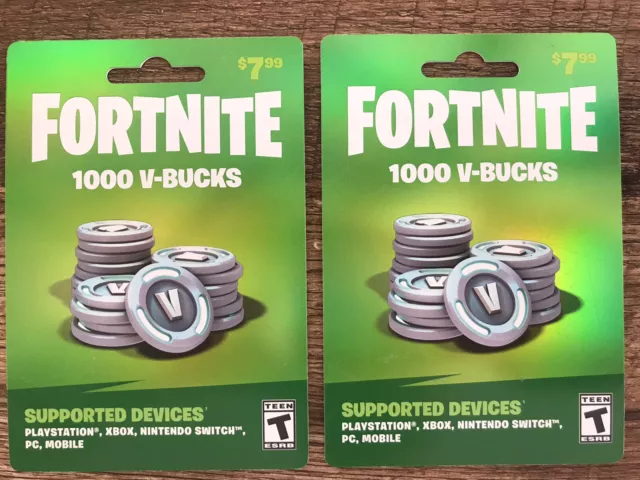 1000 Fortnite V-Bucks Gift Card