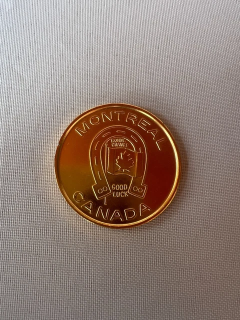 MONTREAL CANADA GOOD Luck Token/Man and His World 39MM--EXC