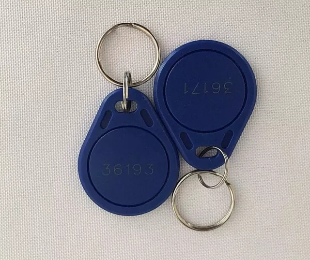 100 Proximity Key Fobs Works With HID ProxKey 1346 H10301 26-Bit 125kHz