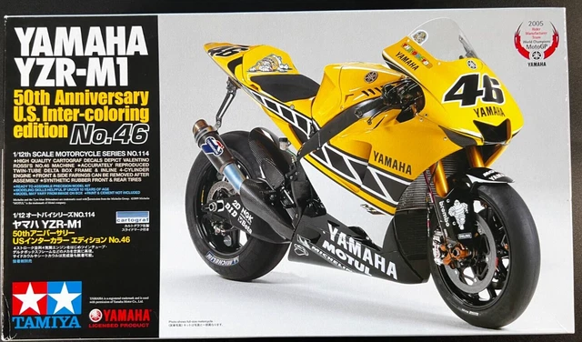 1/12 YAMAHA YZR-M1 '05 No.46 No.5 TAMIYA 1/12 YAMAHA yzr-m1